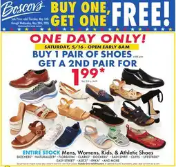 Boscov's Mens, Womens, Kids, & Athletic Shoes offer
