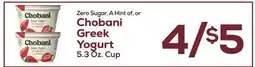 DeCicco & Sons Chobani Greek Yogurt offer