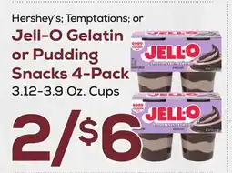 DeCicco & Sons Jell-O Gelatin or Pudding Snacks 4-Pack offer