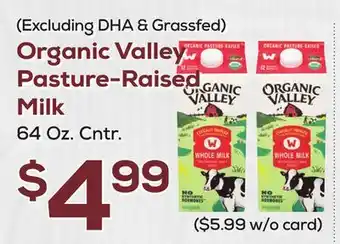 DeCicco & Sons Organic Valley Pasture-Raised Milk offer