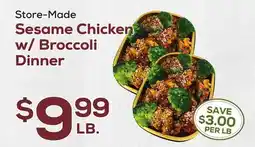 DeCicco & Sons Sesame Chicken w/Broccoli Dinner offer