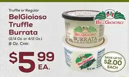 DeCicco & Sons BelGioioso Truffle Burrata offer