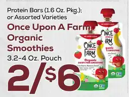 DeCicco & Sons Once Upon A Farm Organic Smoothies 3.2-4 Oz. Pouch offer