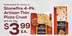 DeCicco & Sons Stonefire 4-Pk. Artisan Thin Pizza Crust 16.2 offer