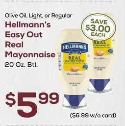 DeCicco & Sons Hellmann's Easy Out Real Mayonnaise offer