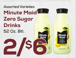 DeCicco & Sons Minute Maid Zero Sugar Drinks offer