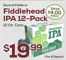 DeCicco & Sons Fiddlehead IPA 12-Pack offer