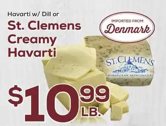 DeCicco & Sons St. Clemens Creamy Havarti offer