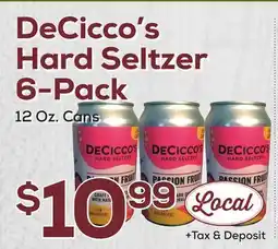DeCicco & Sons DeCicco's Hard Seltzer 6-Pack offer