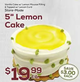 DeCicco & Sons 5 Lemon Cake offer