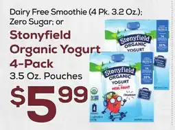 DeCicco & Sons Stonyfield Organic Yogurt 4-Pack offer