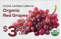 DeCicco & Sons Organic Red Grapes offer