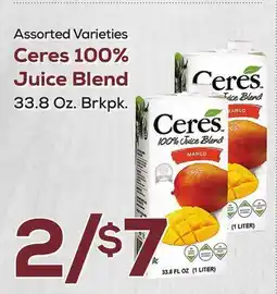 DeCicco & Sons Ceres 100% Juice Blend offer