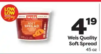 Weis Markets Weis Quality Soft Spread offer