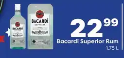 Weis Markets Bacardi Superior Rum offer