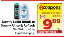 Weis Markets Downy Scent Beads or Downy Rinse & Refresh offer