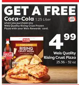 Weis Markets Weis Quality Rising Crust Pizza offer