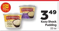 Weis Markets Kozy Shack Pudding offer