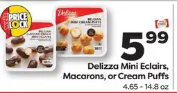 Weis Markets Delizza Mini Eclairs, Macarons, or Cream Puffs offer