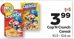 Weis Markets Cap'N Crunch Cereal offer