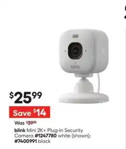 Lowe's Mini 2K+ Plug-In Security Camera offer
