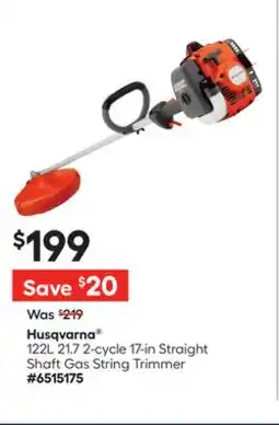Lowe's Shaft Gas String Trimmer offer