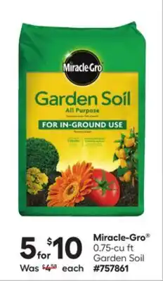 Lowe's 0.75-cu ft Garden Soil offer