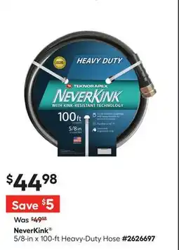 Lowe's 5/8-in x 100-ft Heavy-Duty Hose offer