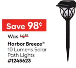 Lowe's 10 Lumens Solar Path Lights offer