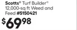 Lowe's Turf Builder 12,000-sq ft Weed and Feed offer