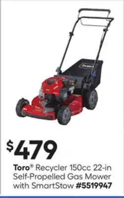Lowe's Recycler 150cc 22-in Self-Propelled Gas Mower with SmartStow offer