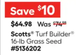 Lowe's Turf Builder 16-lb Grass Seed offer