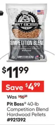 Lowe's Competition Blend Hardwood Pellets offer