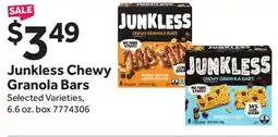 Stop&Shop Junkless Chewy Granola Bars offer