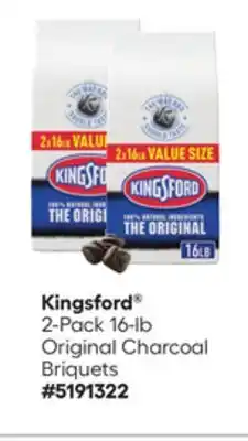 Lowe's 2-Pack 16-lb Original Charcoal Briquets offer