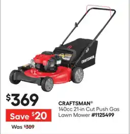 Lowe's 140cc 21-in Cut Push Gas Lawn Mower offer