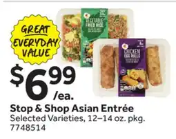 Stop&Shop Stop & Shop Asian Entrée offer