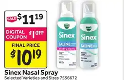 Stop&Shop Sinex Nasal Spray offer