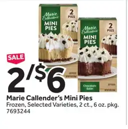 Stop&Shop Marie Callender's Mini Pies offer