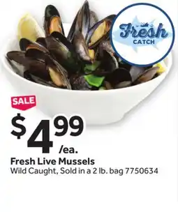 Stop&Shop Fresh Live Mussels offer