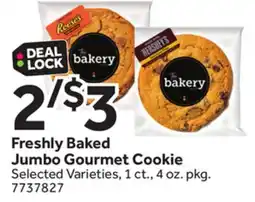 Stop&Shop Freshly Baked Jumbo Gourmet Cookie offer
