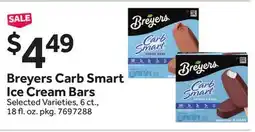 Stop&Shop Breyers Carb Smart Ice Cream Bars offer