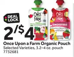 Stop&Shop Once Upon a Farm Organic Pouch offer