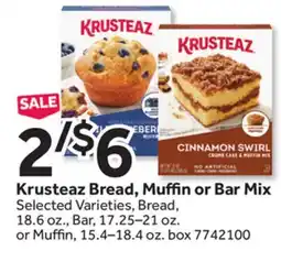 Stop&Shop Krusteaz Bread, Muffin or Bar Mix offer