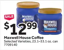 Stop&Shop Maxwell House Coffee offer