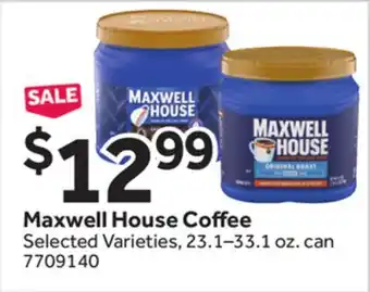 Stop&Shop Maxwell House Coffee offer