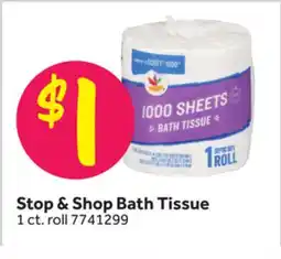 Stop&Shop Stop & Shop Bath Tissue offer