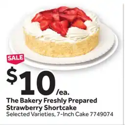 Stop&Shop The Bakery Freshly Prepared Strawberry Shortcake offer