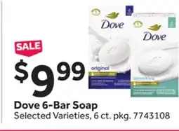 Stop&Shop Dove 6-Bar Soap offer