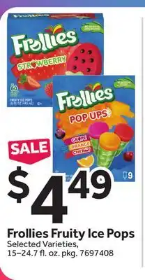 Stop&Shop Frollies Fruity Ice Pops offer